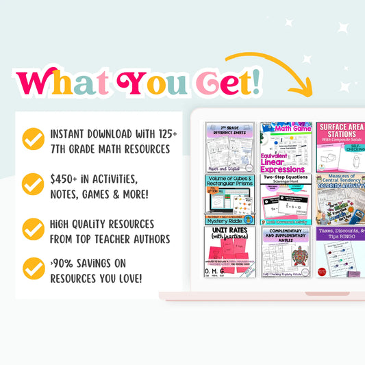 7th Grade Ultimate Math Bundle