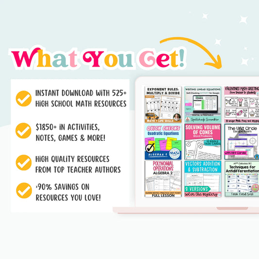 High School Mega Math Bundle
