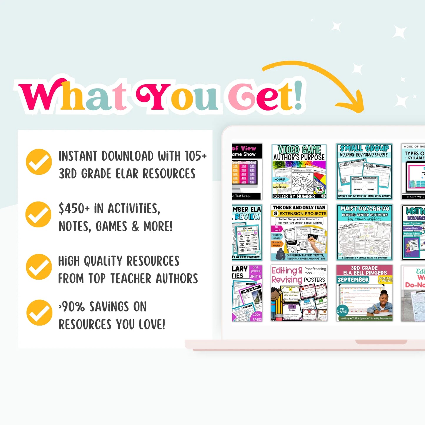 3rd Grade Ultimate ELAR Bundle