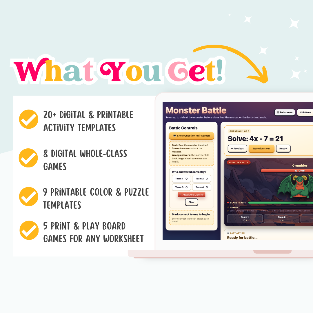Ultimate Gamification Bundle - Add Your Own Problems!