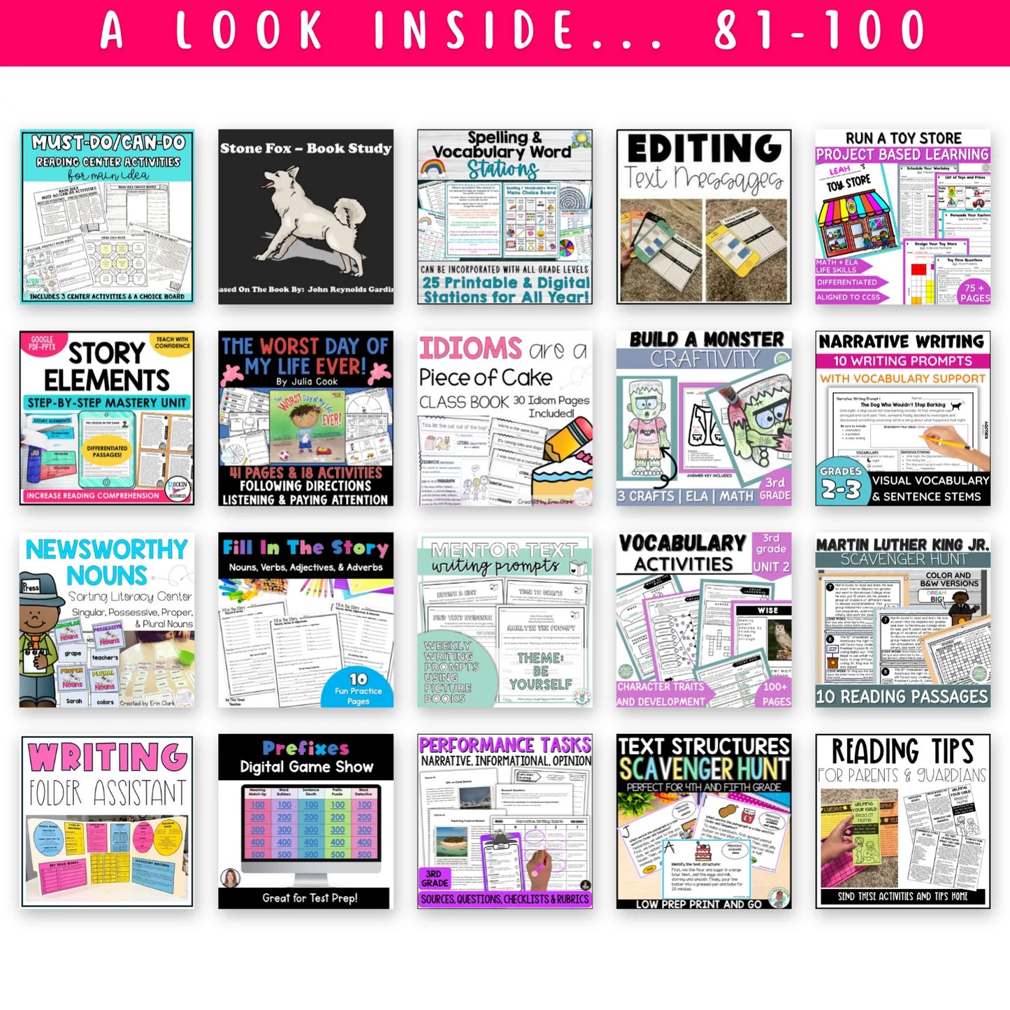3rd Grade Ultimate ELAR Bundle