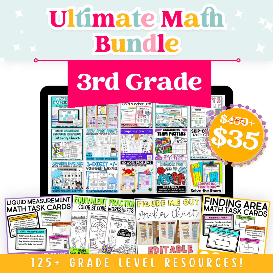 3rd Grade Ultimate Math Bundle