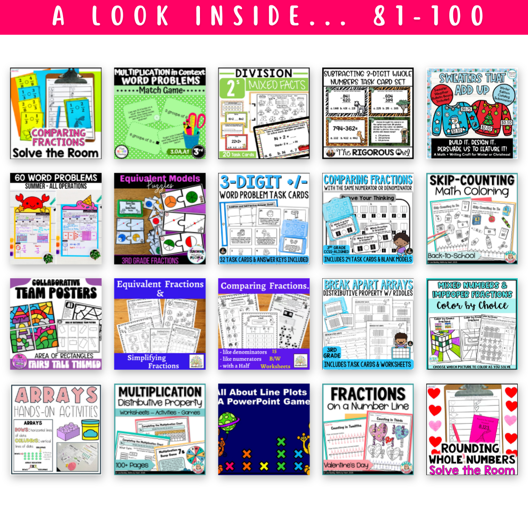 3rd Grade Ultimate Math Bundle
