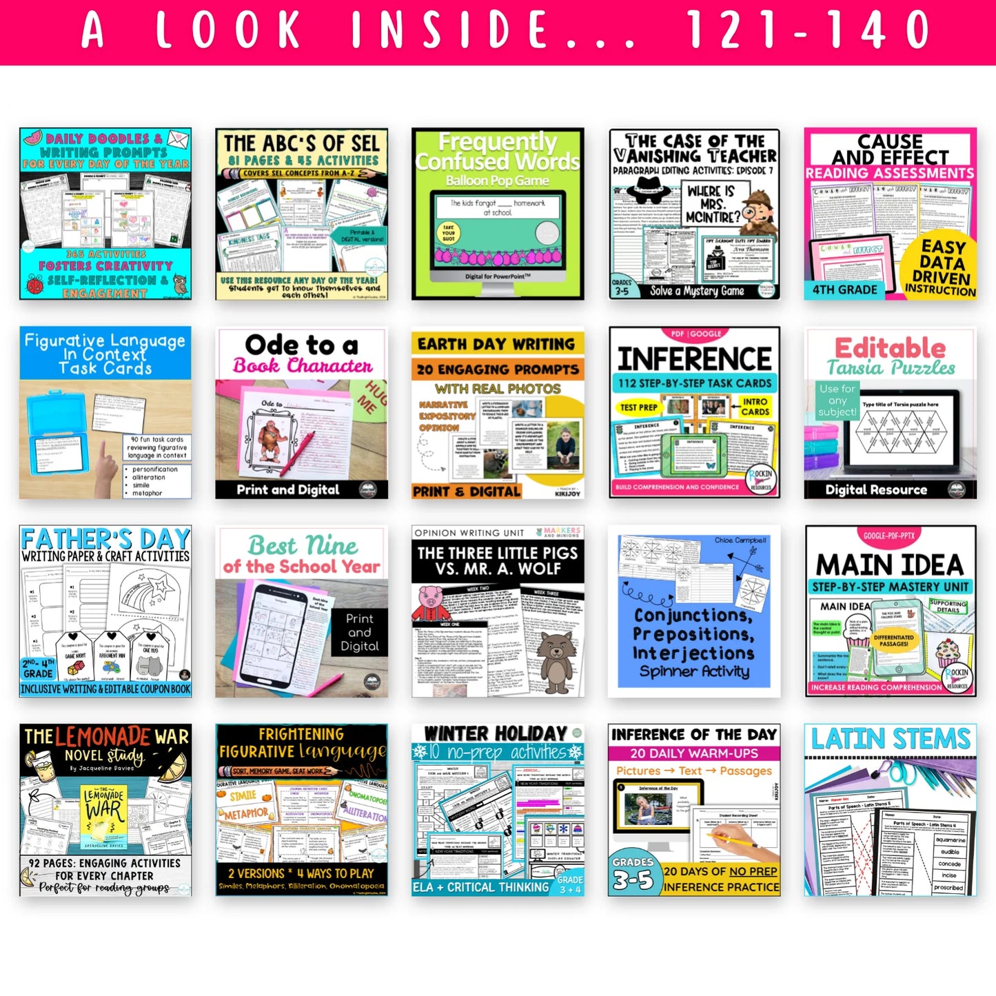 3rd & 4th Grade Ultimate ELAR Mega Bundle