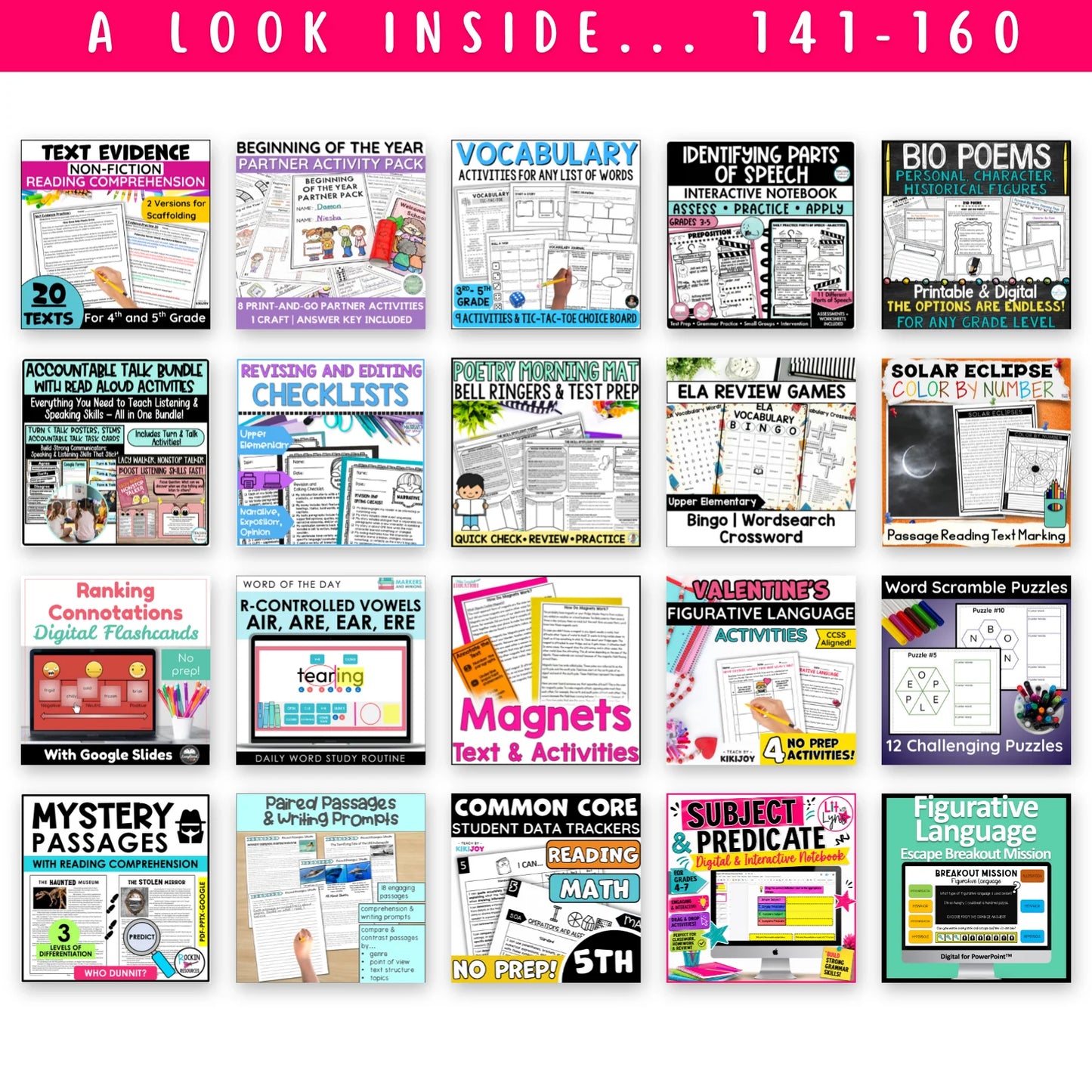 3rd & 4th Grade Ultimate ELAR Mega Bundle