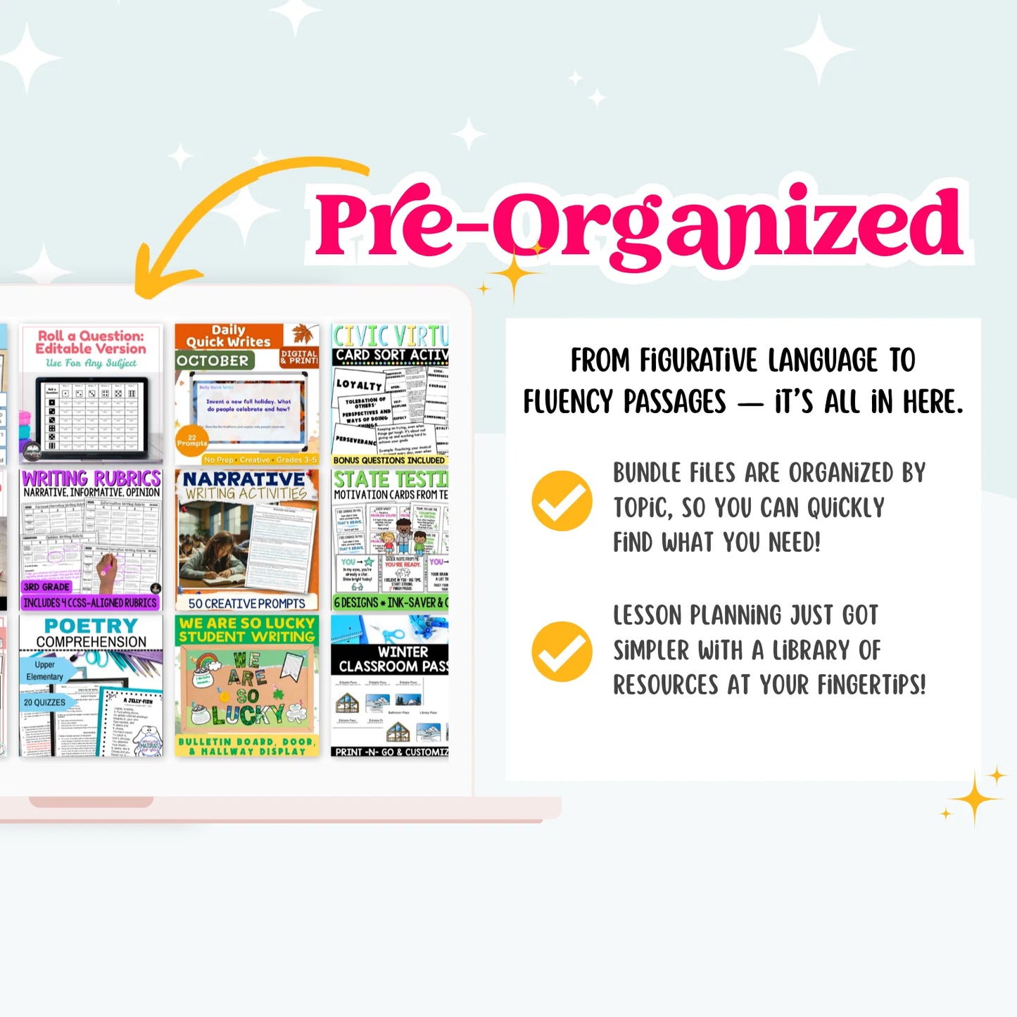3rd & 4th Grade Ultimate ELAR Mega Bundle