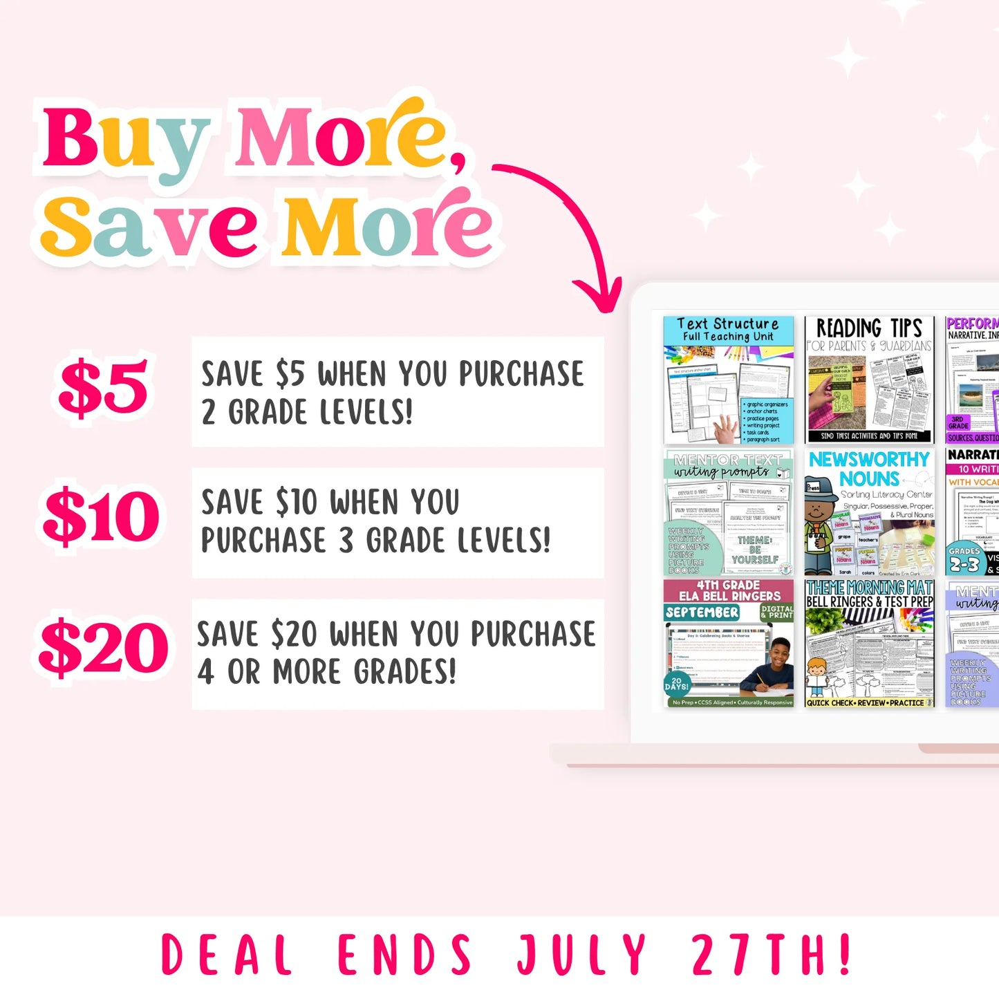 3rd & 4th Grade Ultimate ELAR Mega Bundle