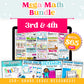 3rd & 4th Grade Mega Math Bundle