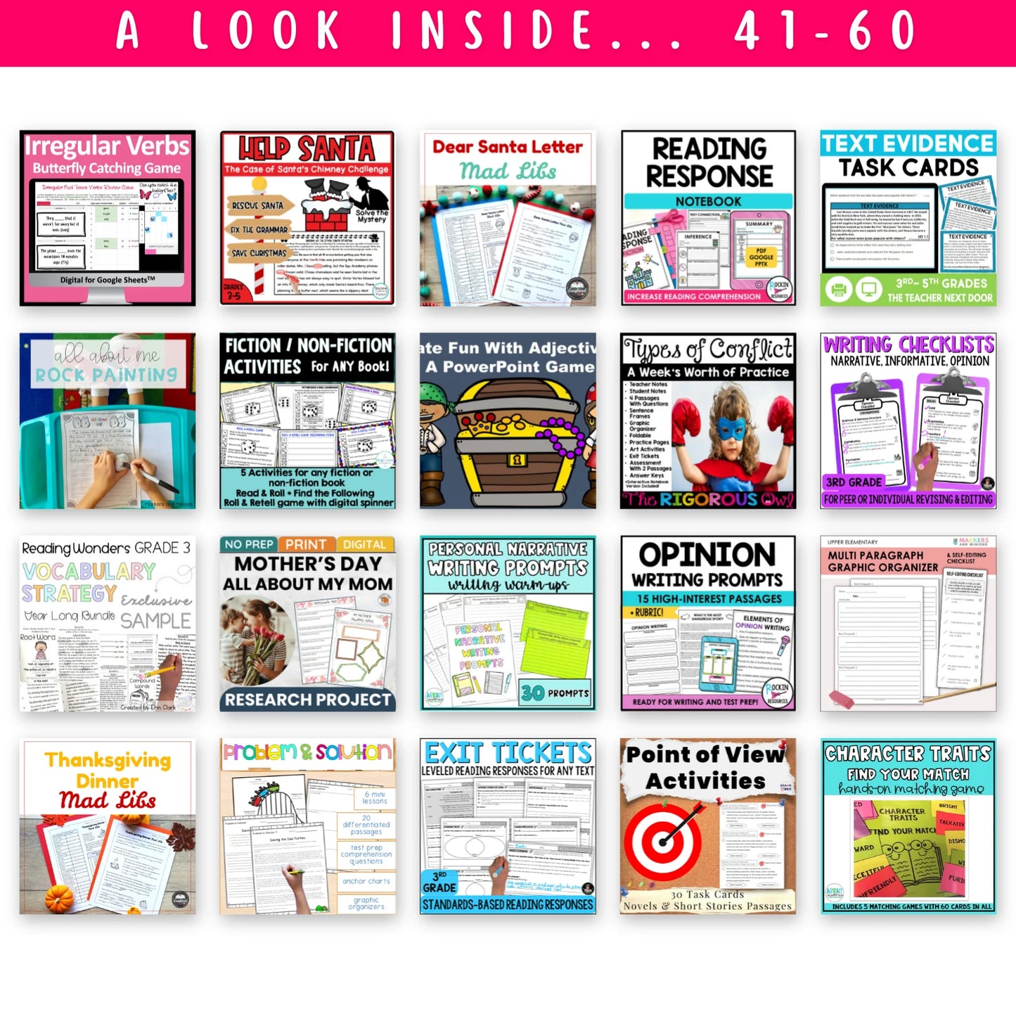 3rd & 4th Grade Ultimate ELAR Mega Bundle