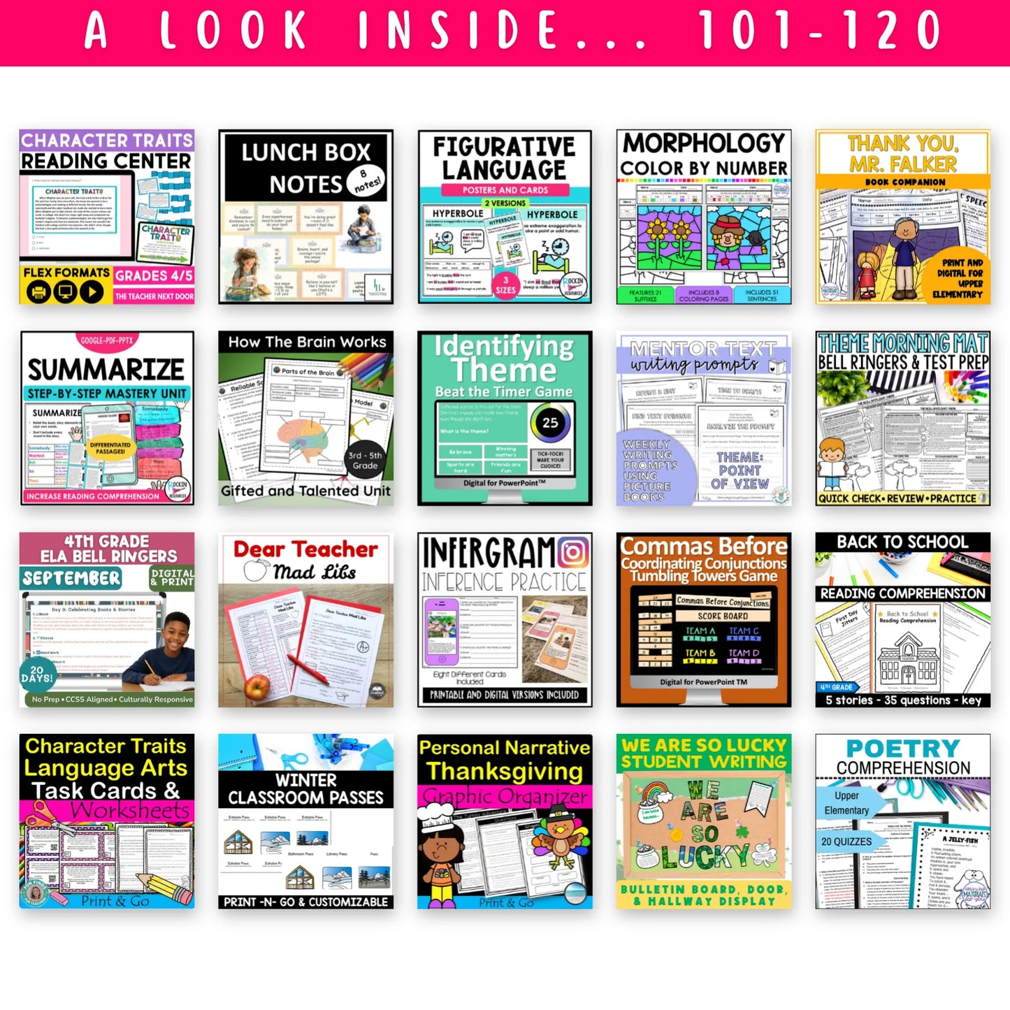 4th Grade Ultimate ELAR Bundle