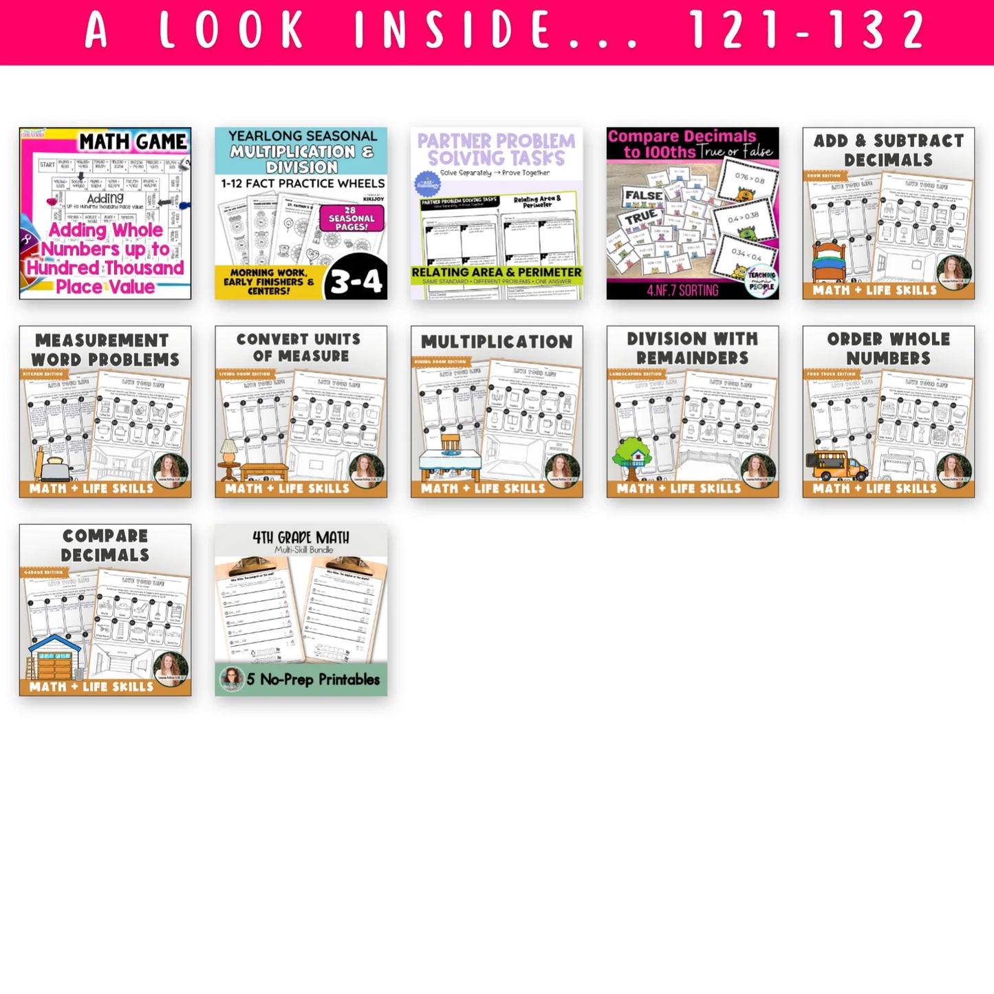 4th Grade Ultimate Math Bundle