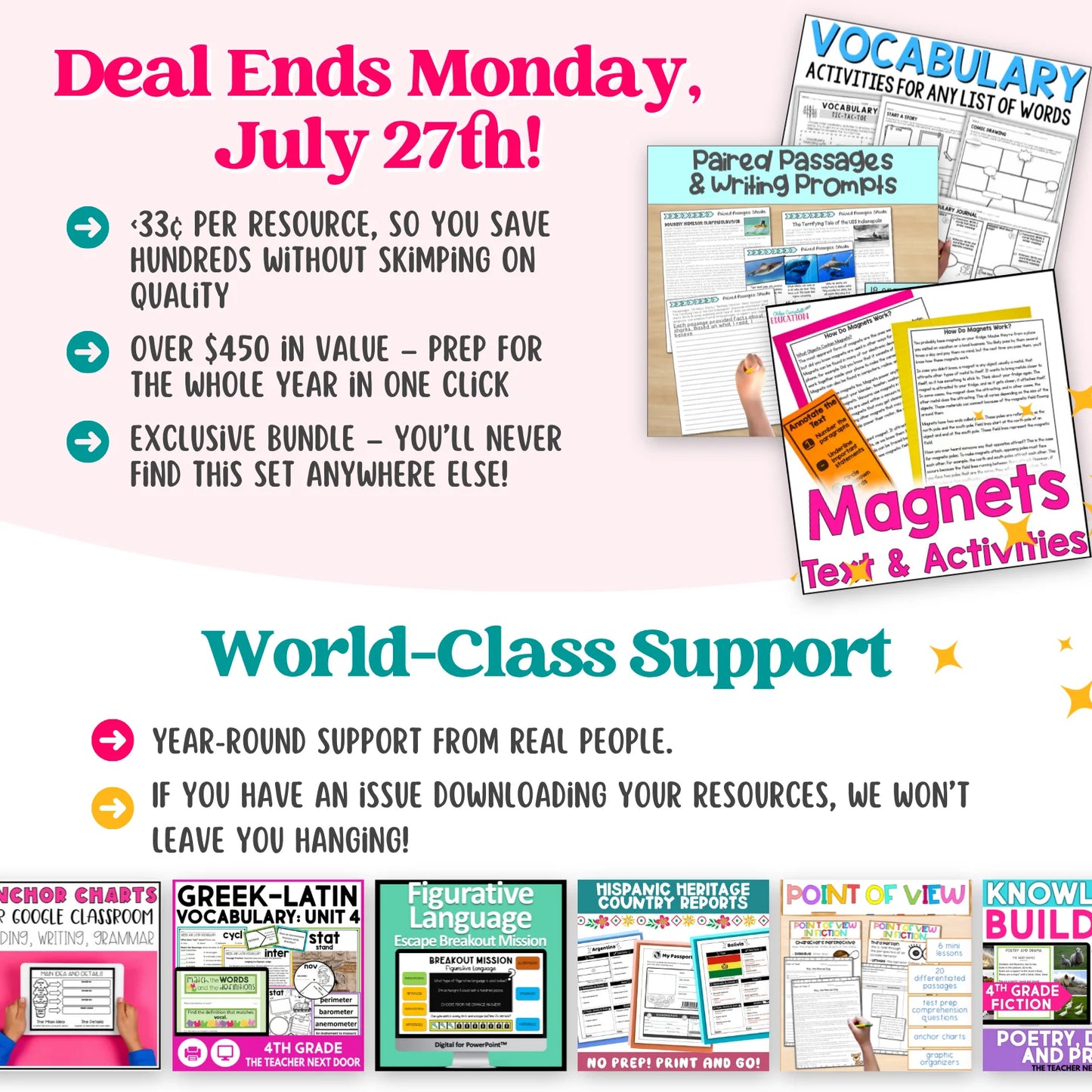 4th Grade Ultimate ELAR Bundle