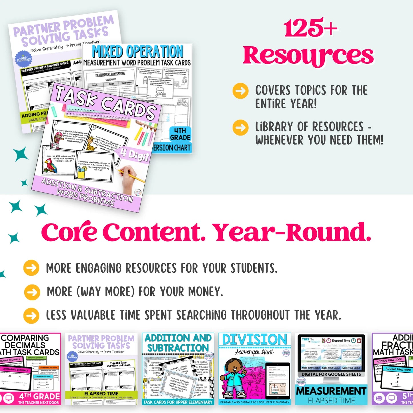 4th Grade Ultimate Math Bundle