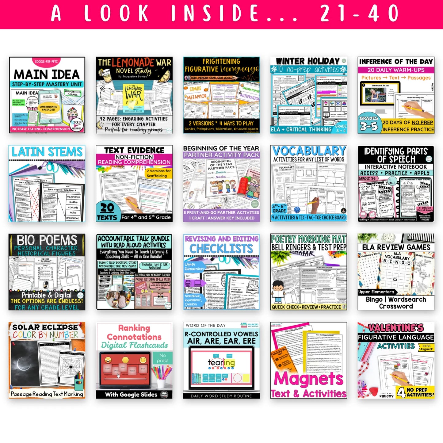 4th Grade Ultimate ELAR Bundle