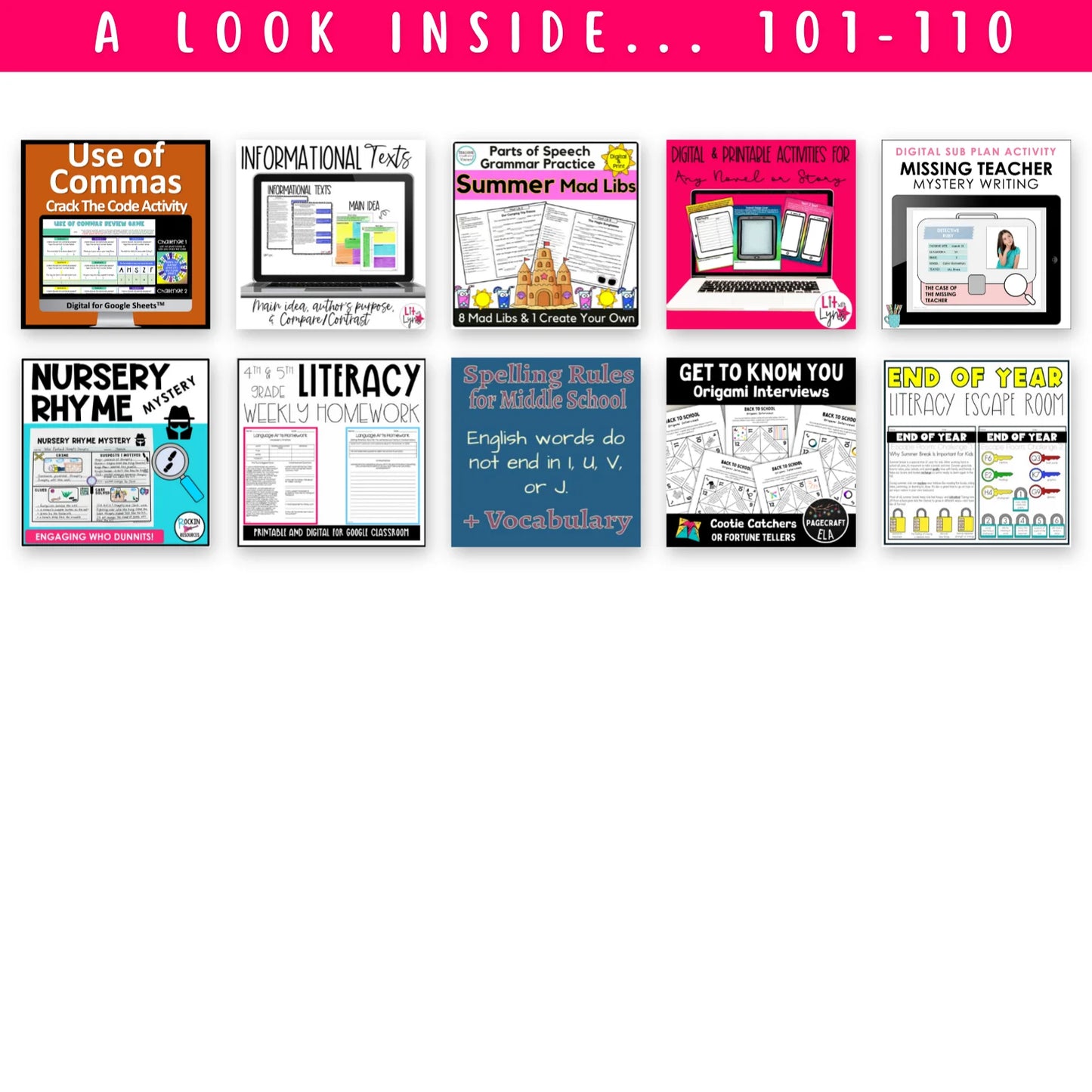 5th Grade Ultimate ELAR Bundle