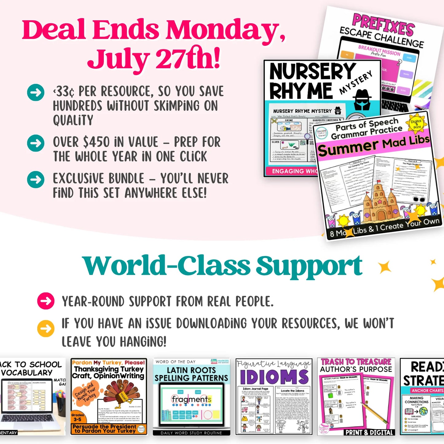 5th Grade Ultimate ELAR Bundle
