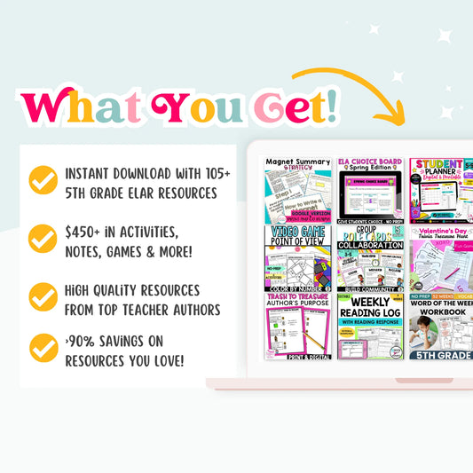 5th Grade Ultimate ELAR Bundle
