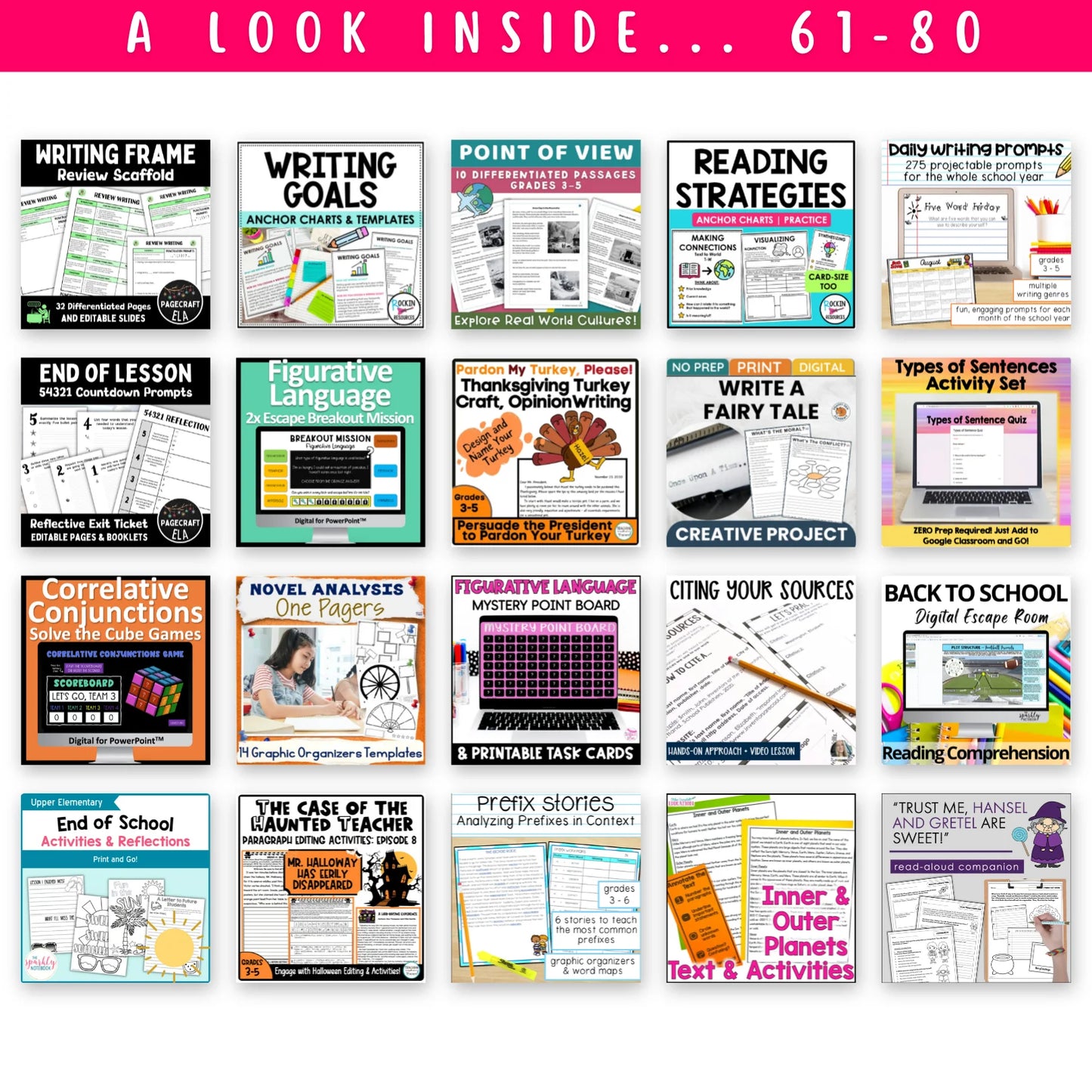 5th Grade Ultimate ELAR Bundle