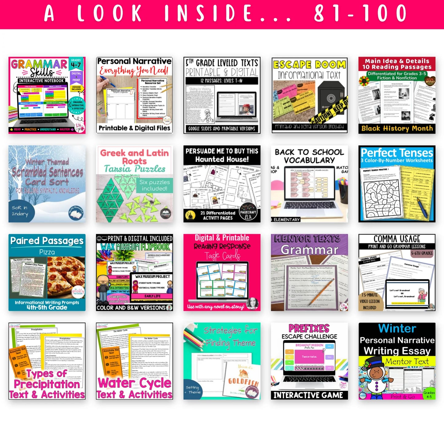 5th Grade Ultimate ELAR Bundle