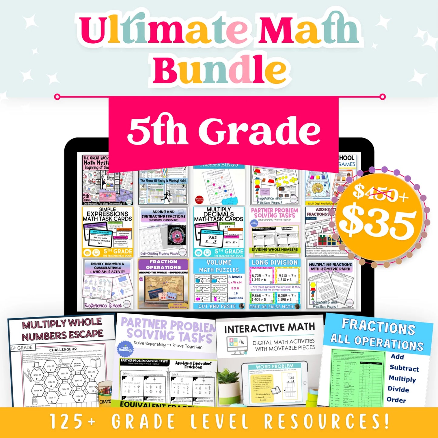 5th Grade Ultimate Math Bundle