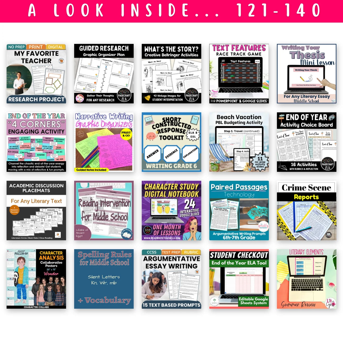 5th & 6th Grade ELAR Mega Bundle