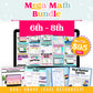 6th - 8th Grade Mega Math Bundle