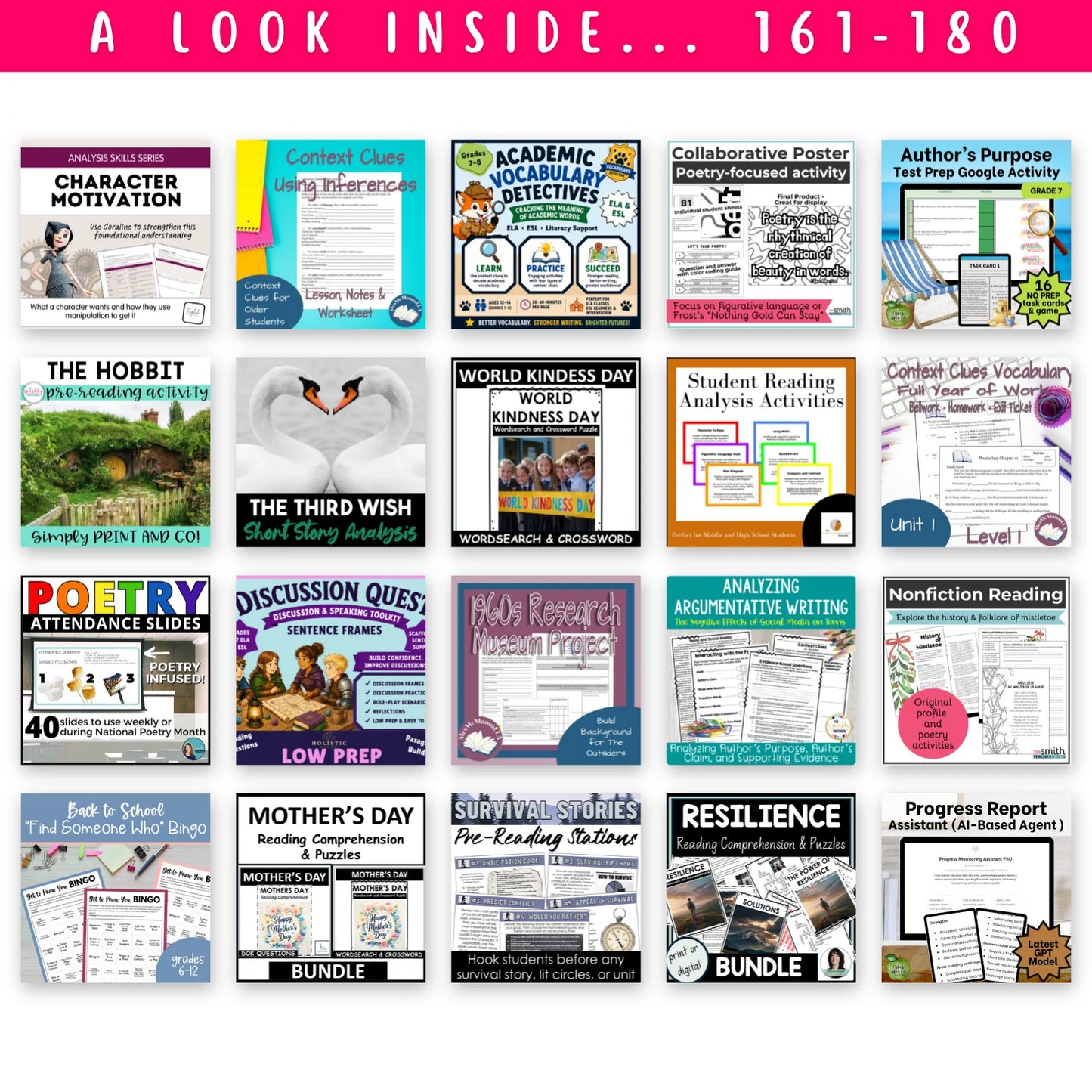 6th - 8th ELAR Mega Bundle