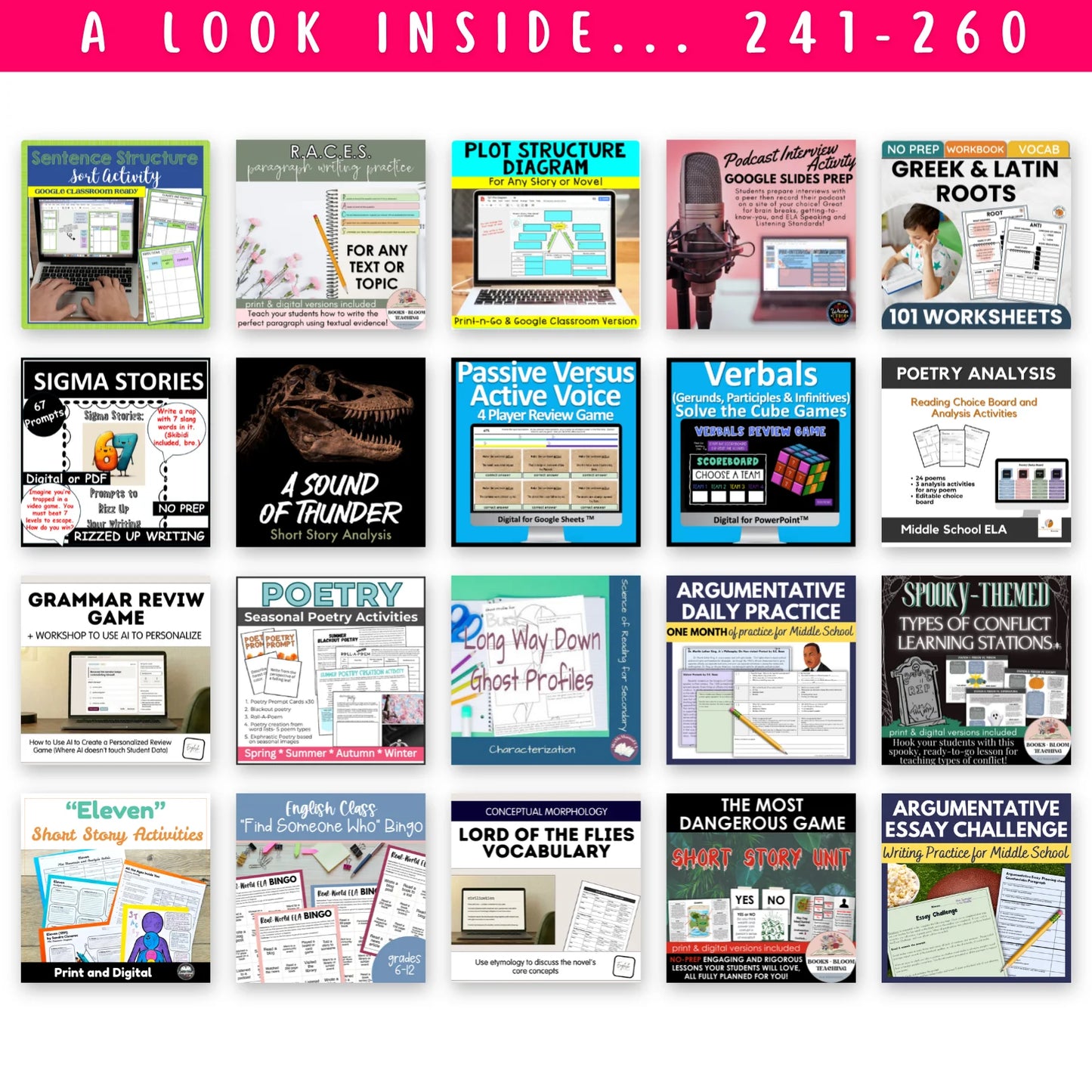 6th - 8th ELAR Mega Bundle