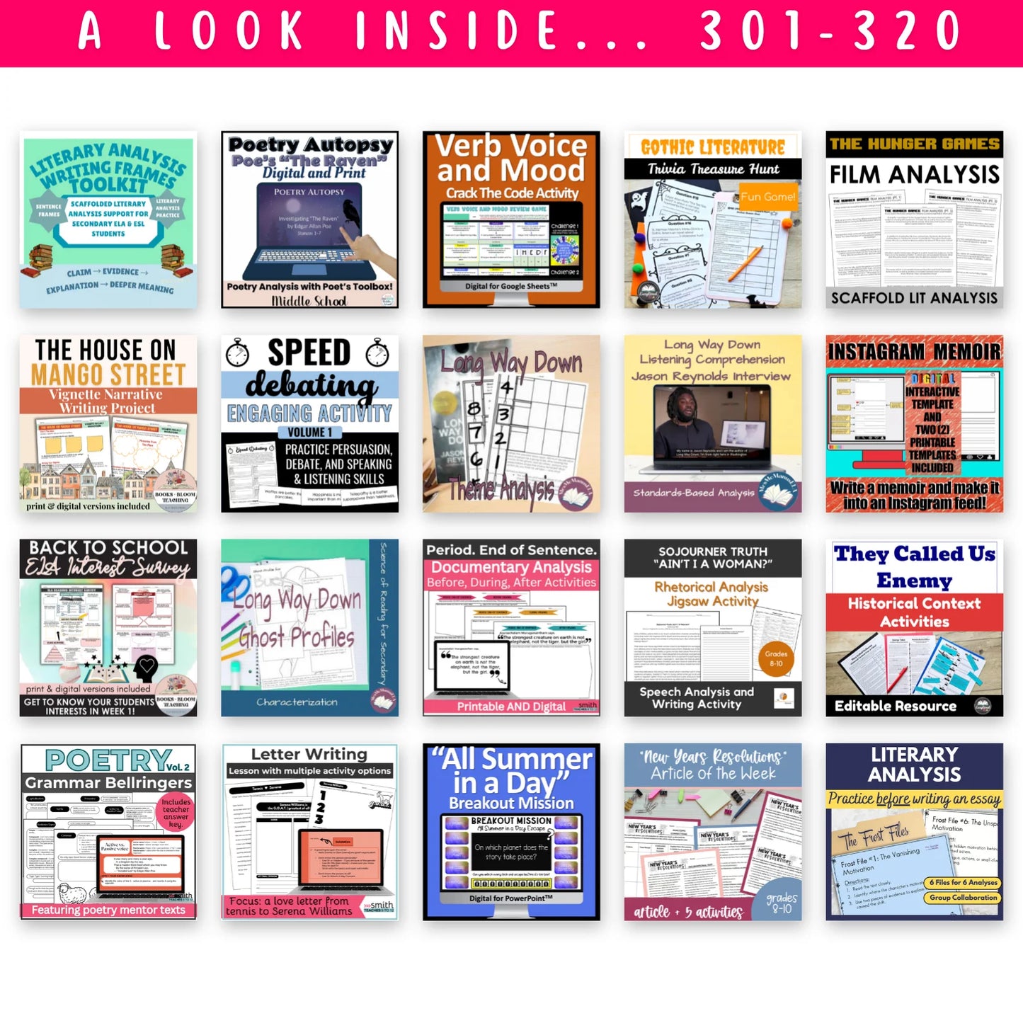 6th - 8th ELAR Mega Bundle