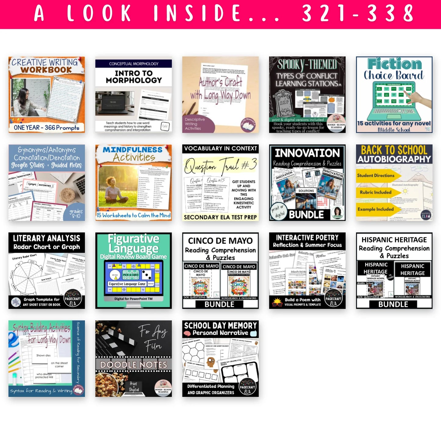 6th - 8th ELAR Mega Bundle