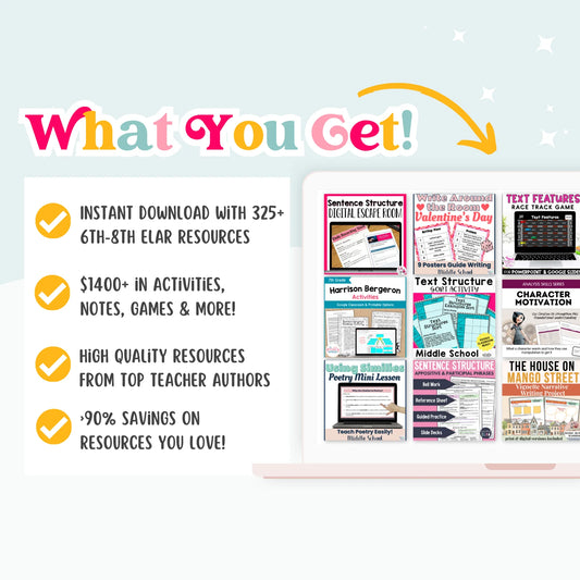 6th - 8th ELAR Mega Bundle