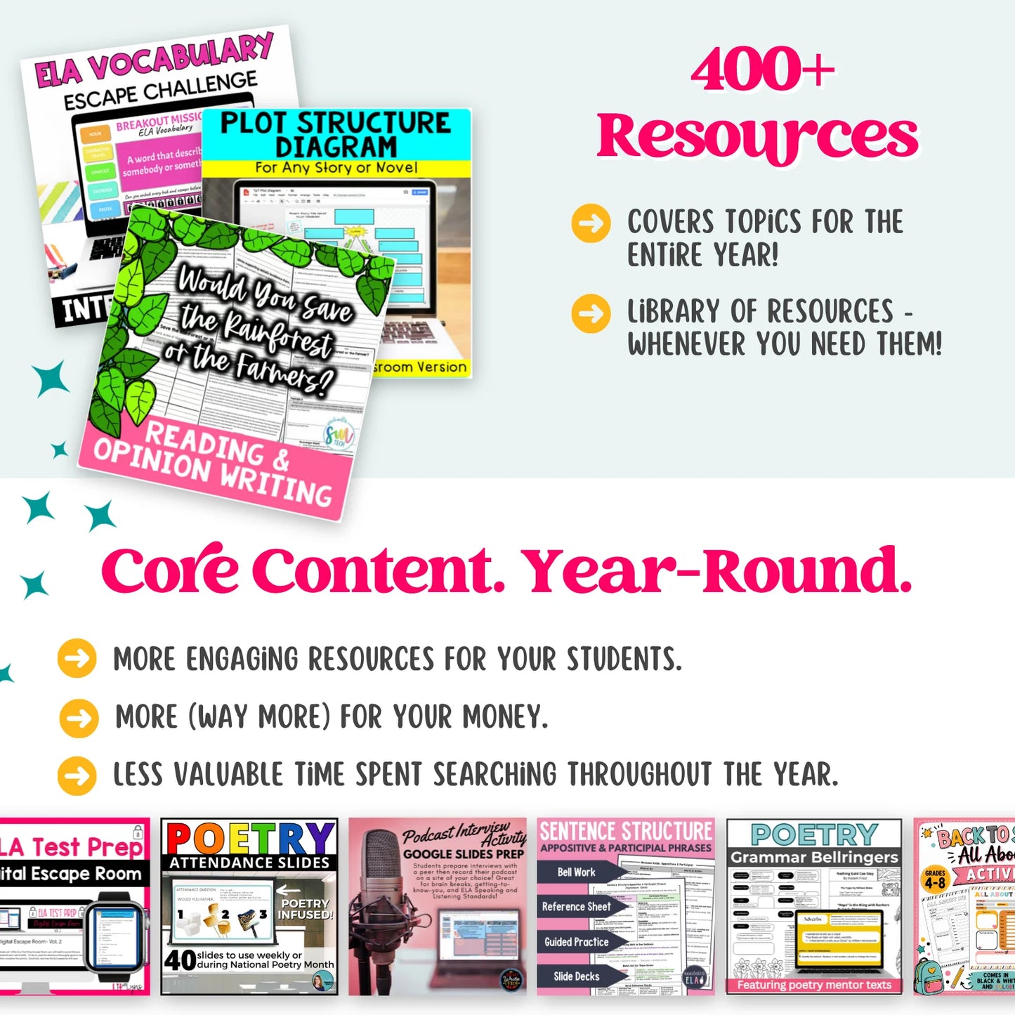 6th - 8th Grade Mega Math Bundle