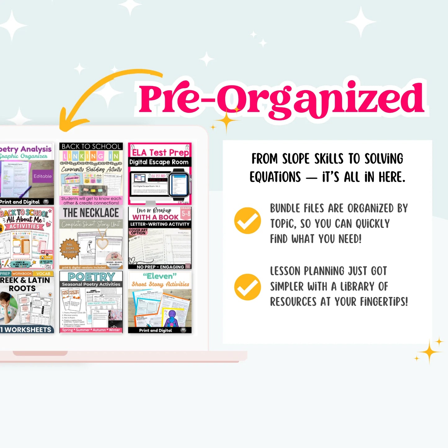 6th - 8th Grade Mega Math Bundle