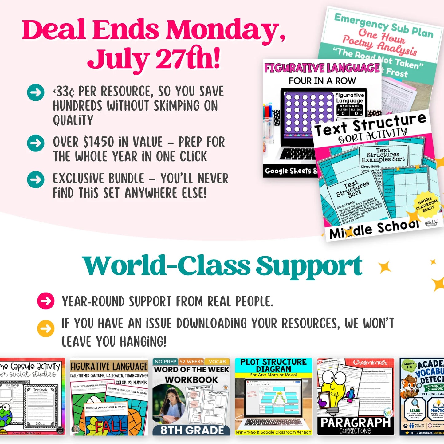 6th - 8th Grade Mega Math Bundle