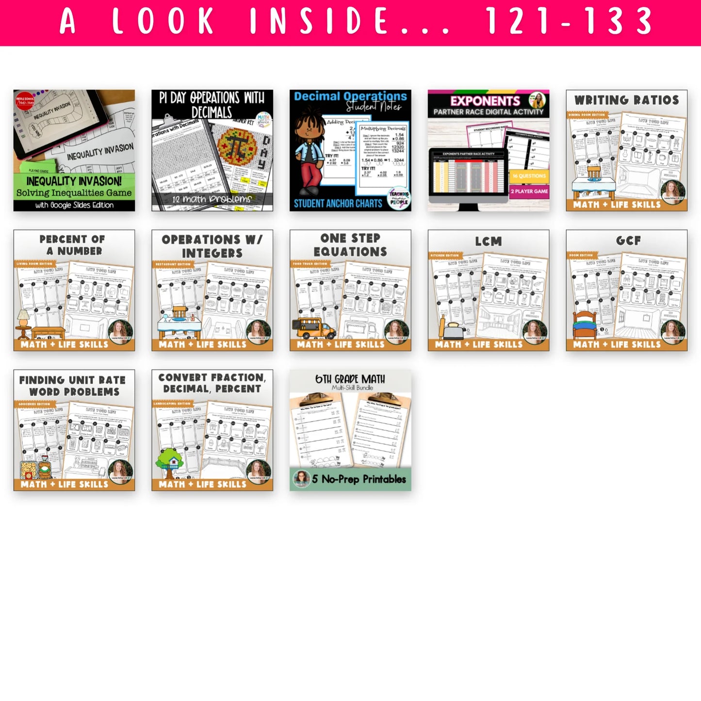6th Grade Ultimate Math Bundle