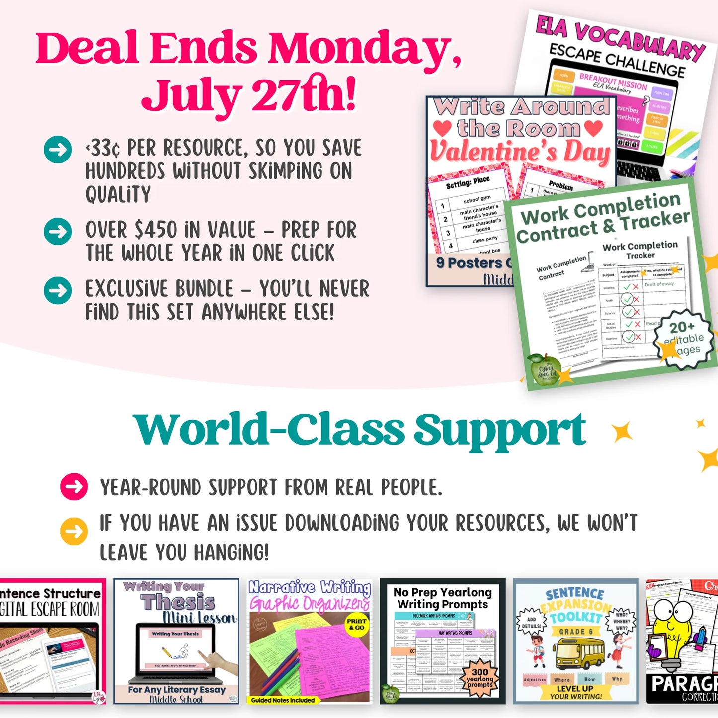 6th Grade Ultimate ELAR Bundle