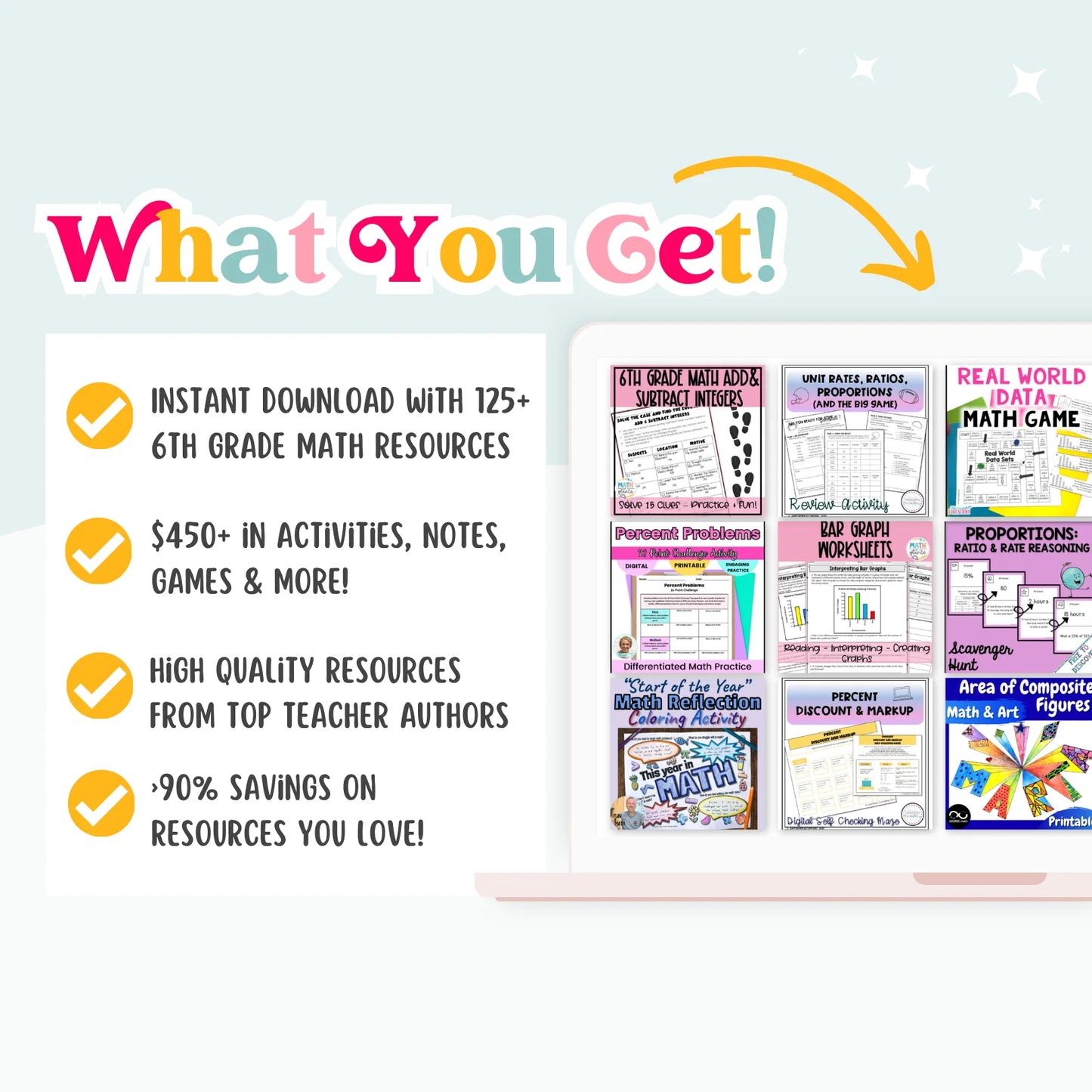 6th Grade Ultimate Math Bundle