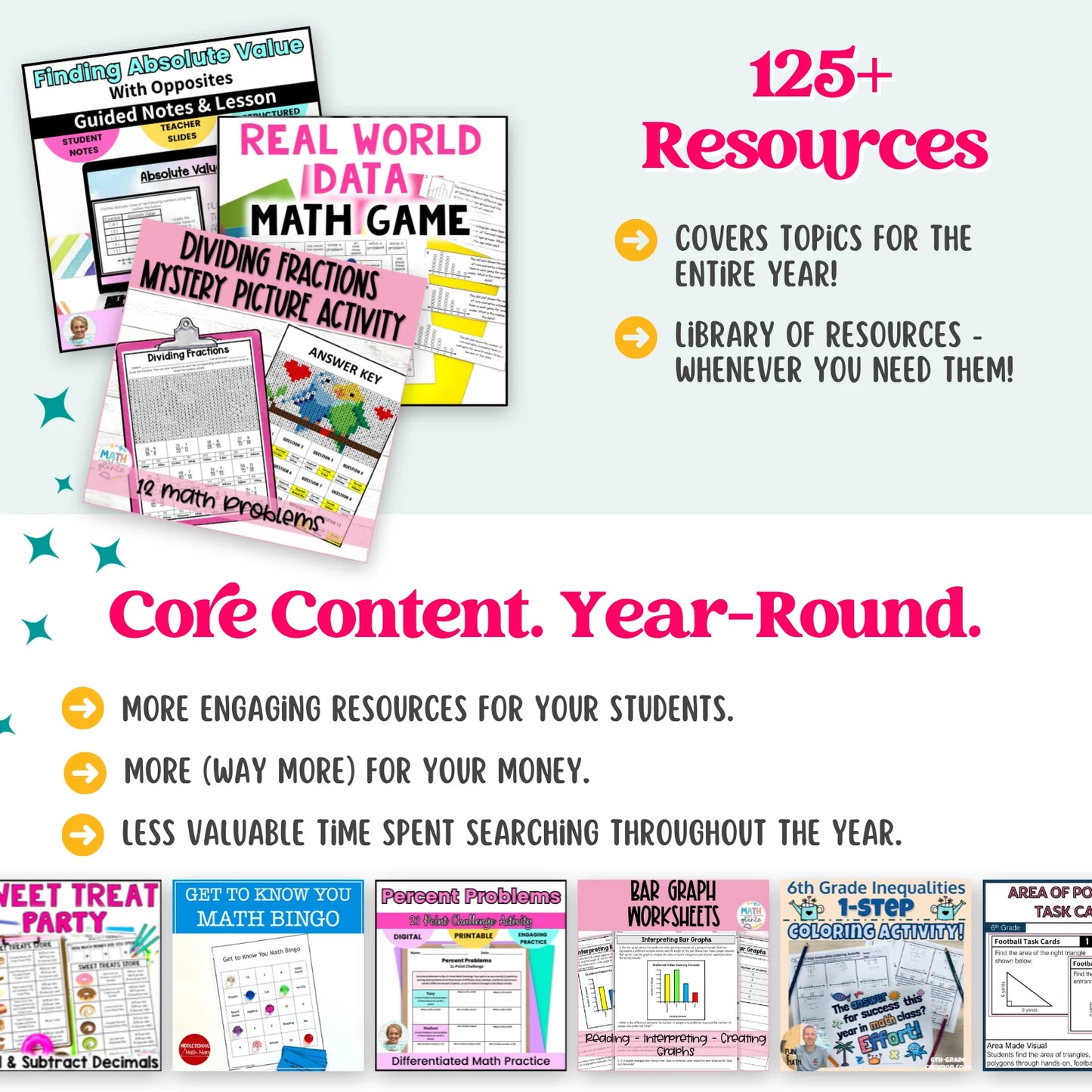 6th Grade Ultimate Math Bundle