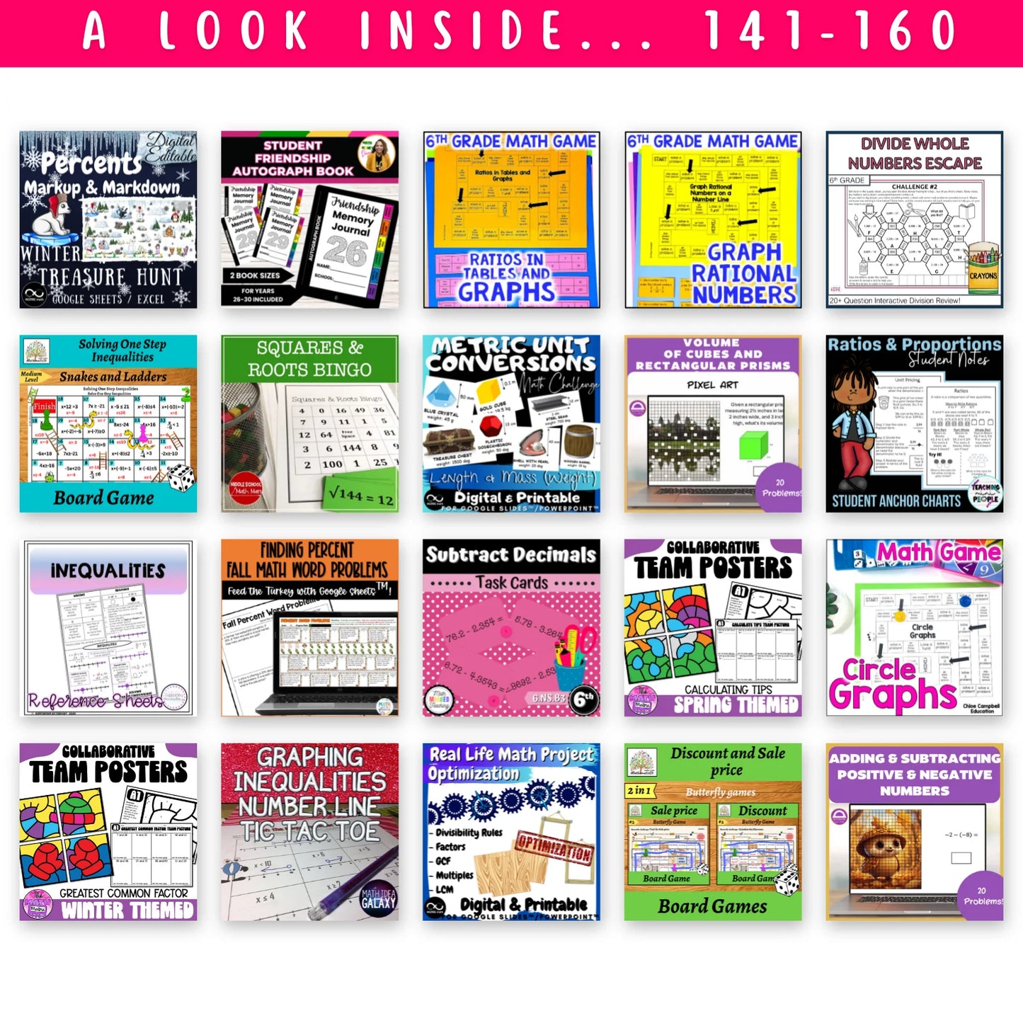5th & 6th Grade Mega Math Bundle