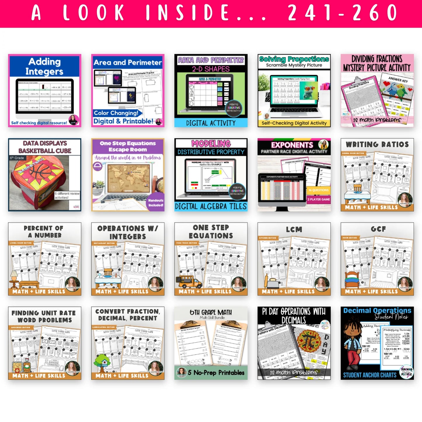 5th & 6th Grade Mega Math Bundle