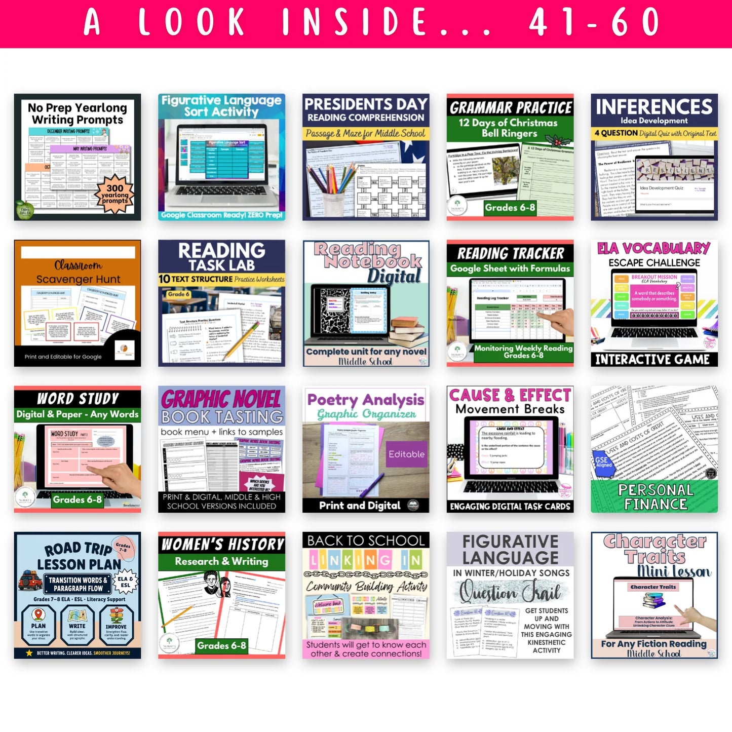6th Grade Ultimate ELAR Bundle