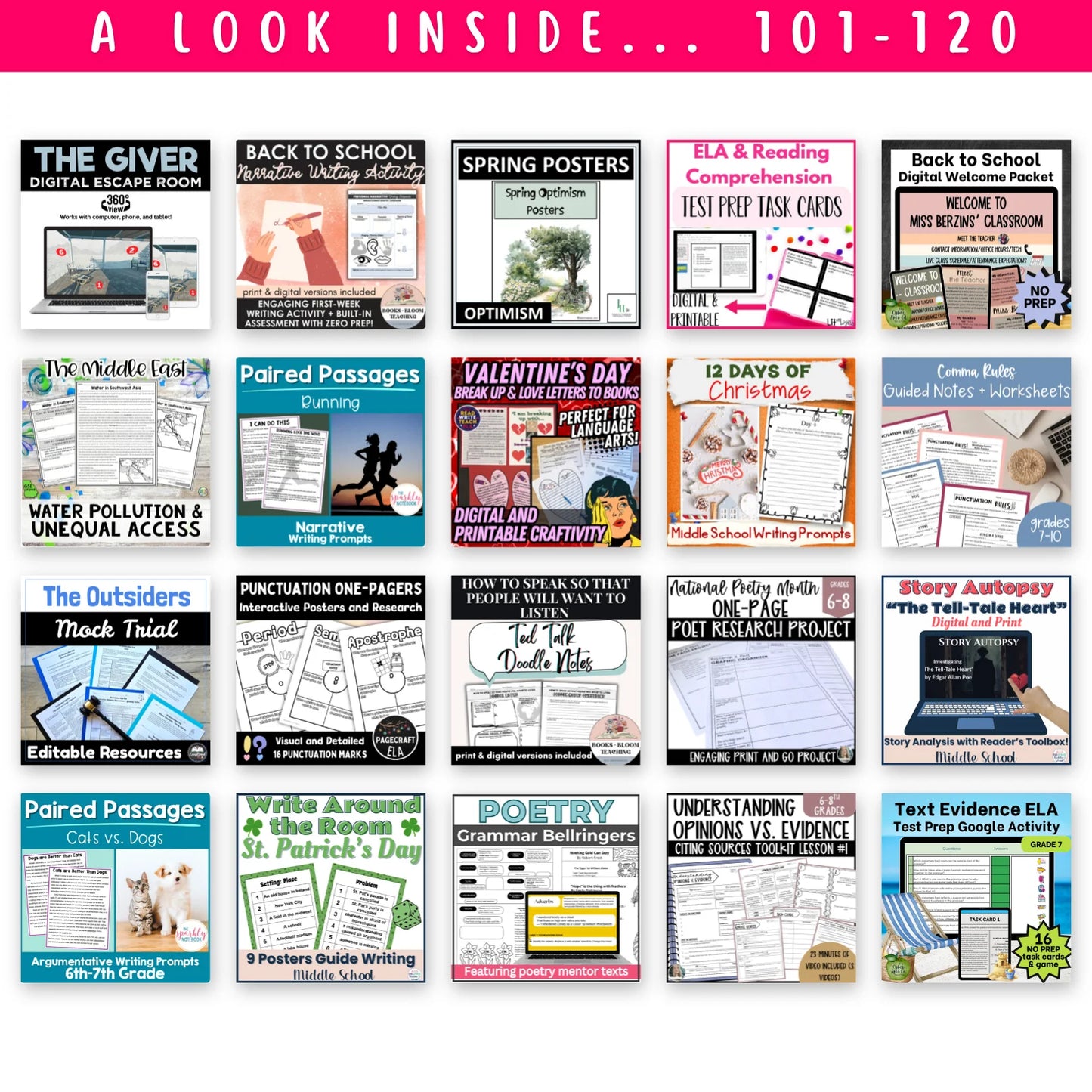 7th Grade Ultimate ELAR Bundle