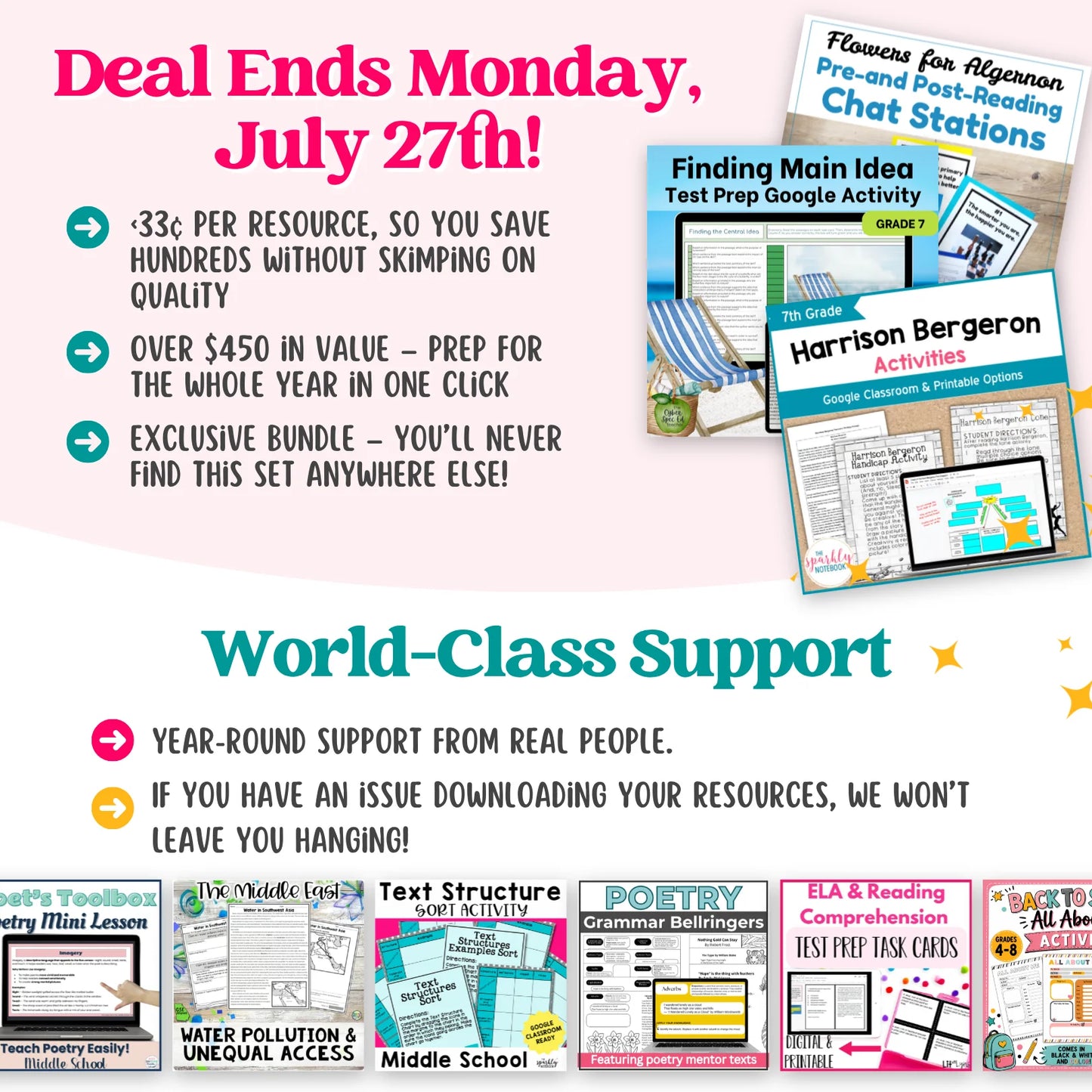 7th Grade Ultimate ELAR Bundle