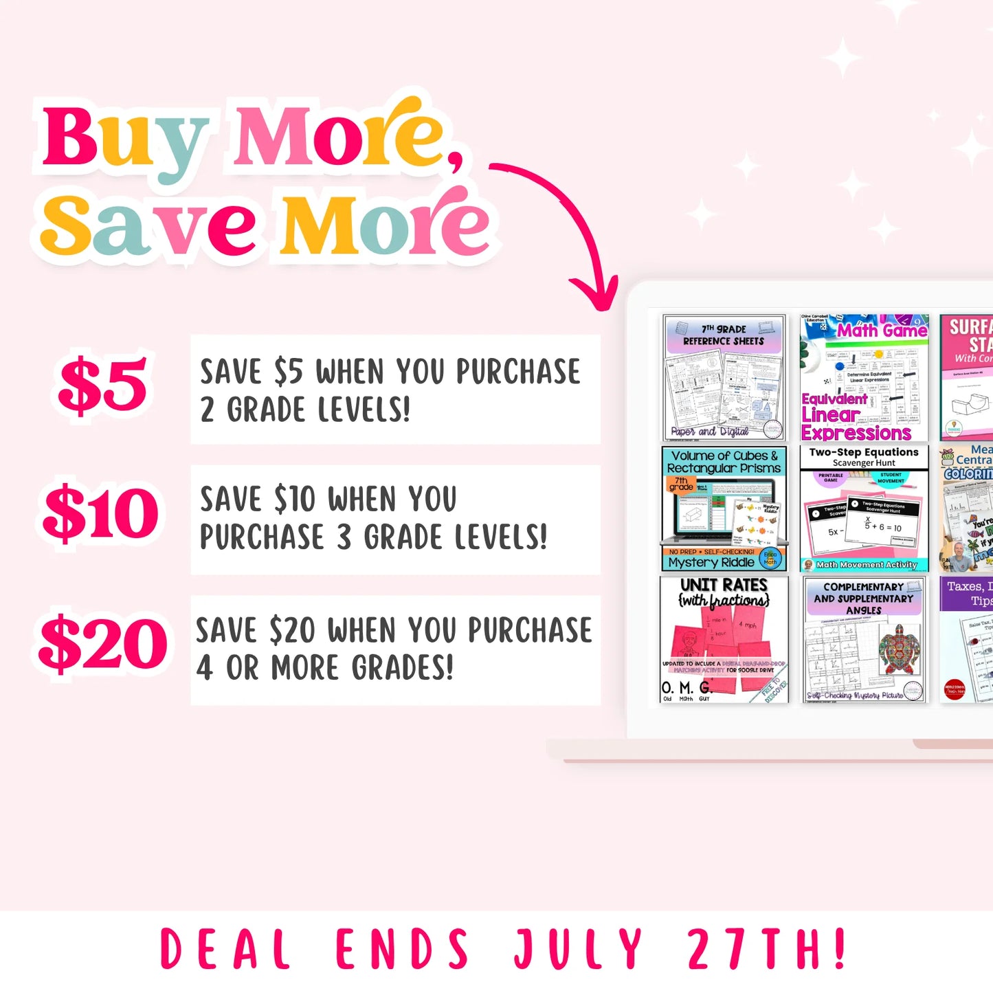 7th Grade Ultimate Math Bundle