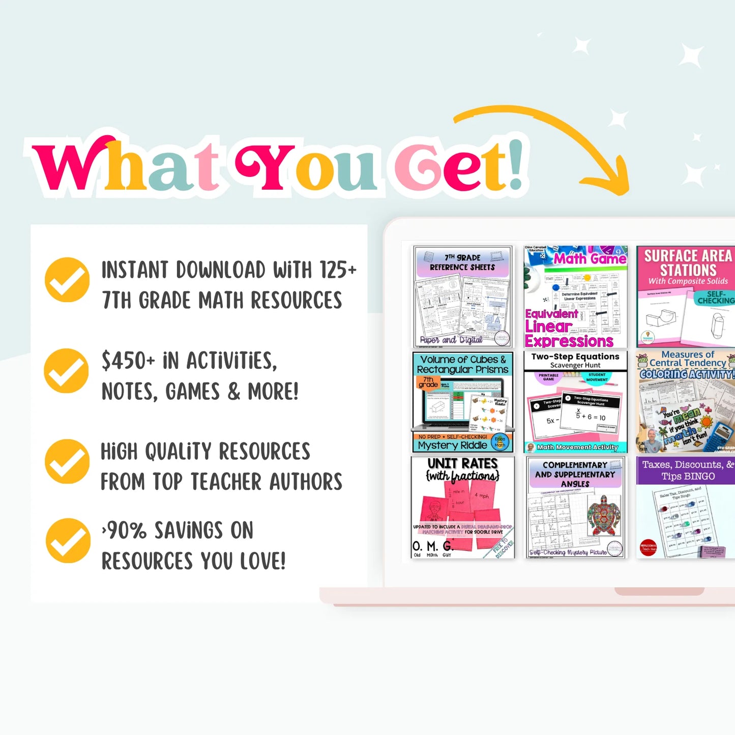 7th Grade Ultimate Math Bundle