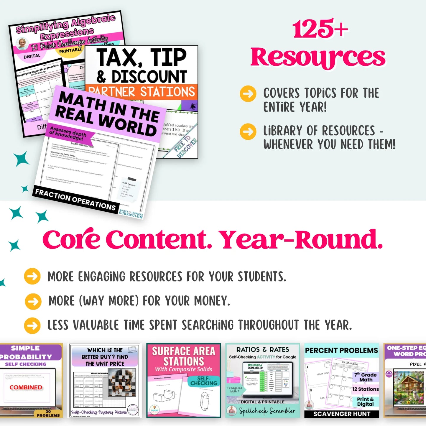 7th Grade Ultimate Math Bundle