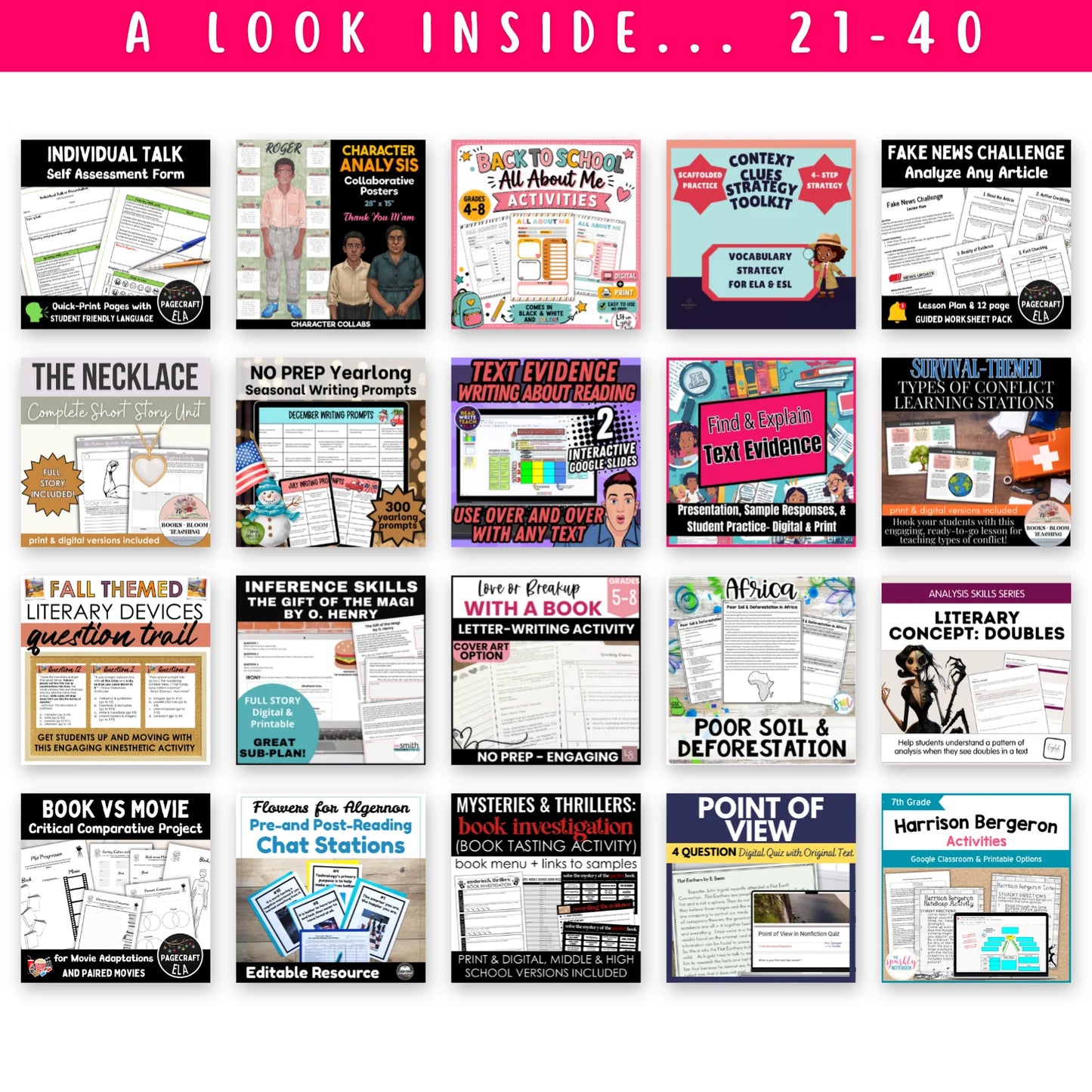 7th Grade Ultimate ELAR Bundle