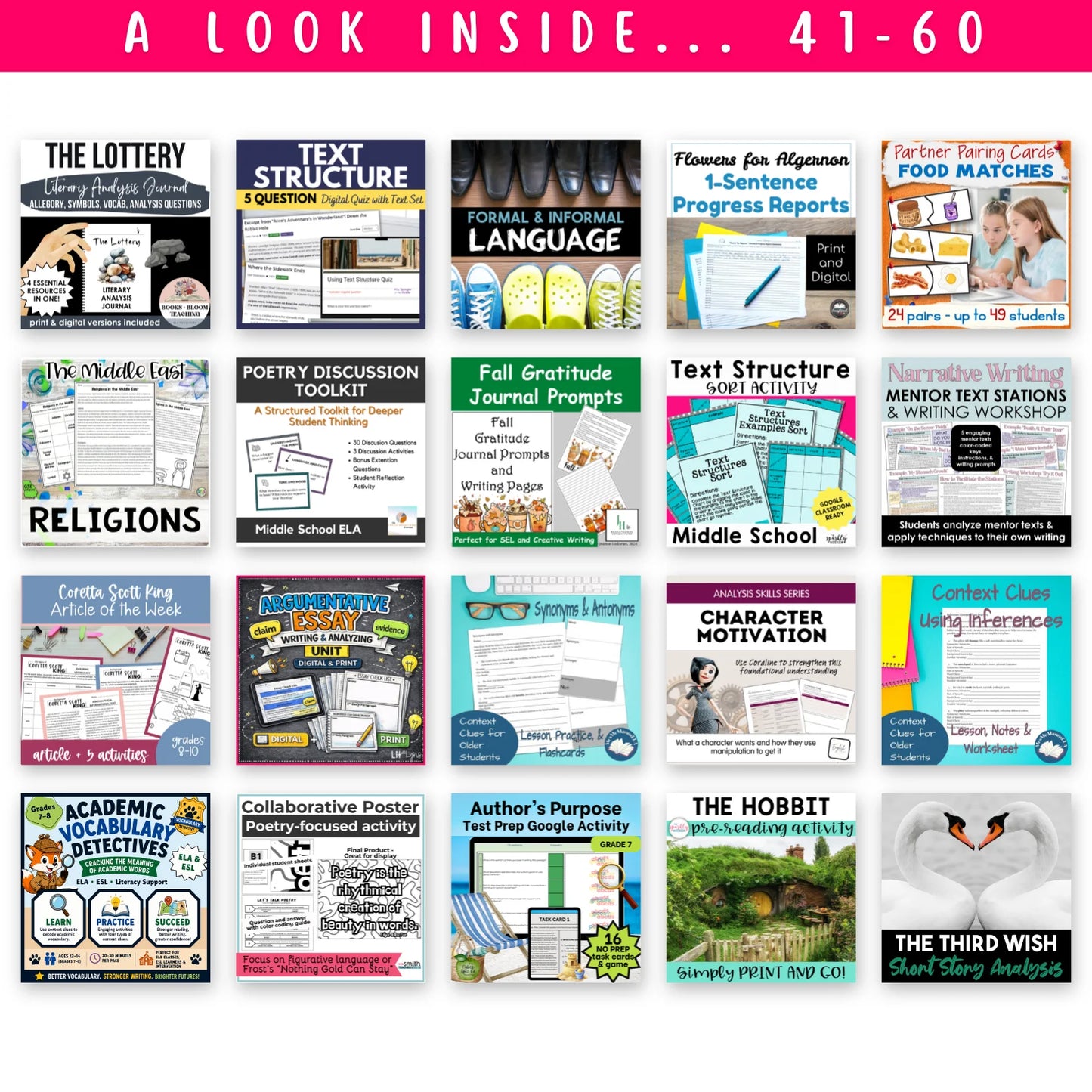 7th Grade Ultimate ELAR Bundle