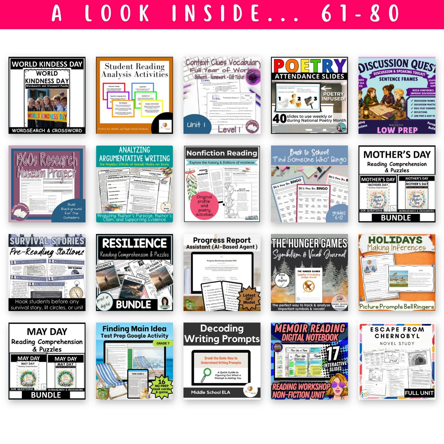7th Grade Ultimate ELAR Bundle