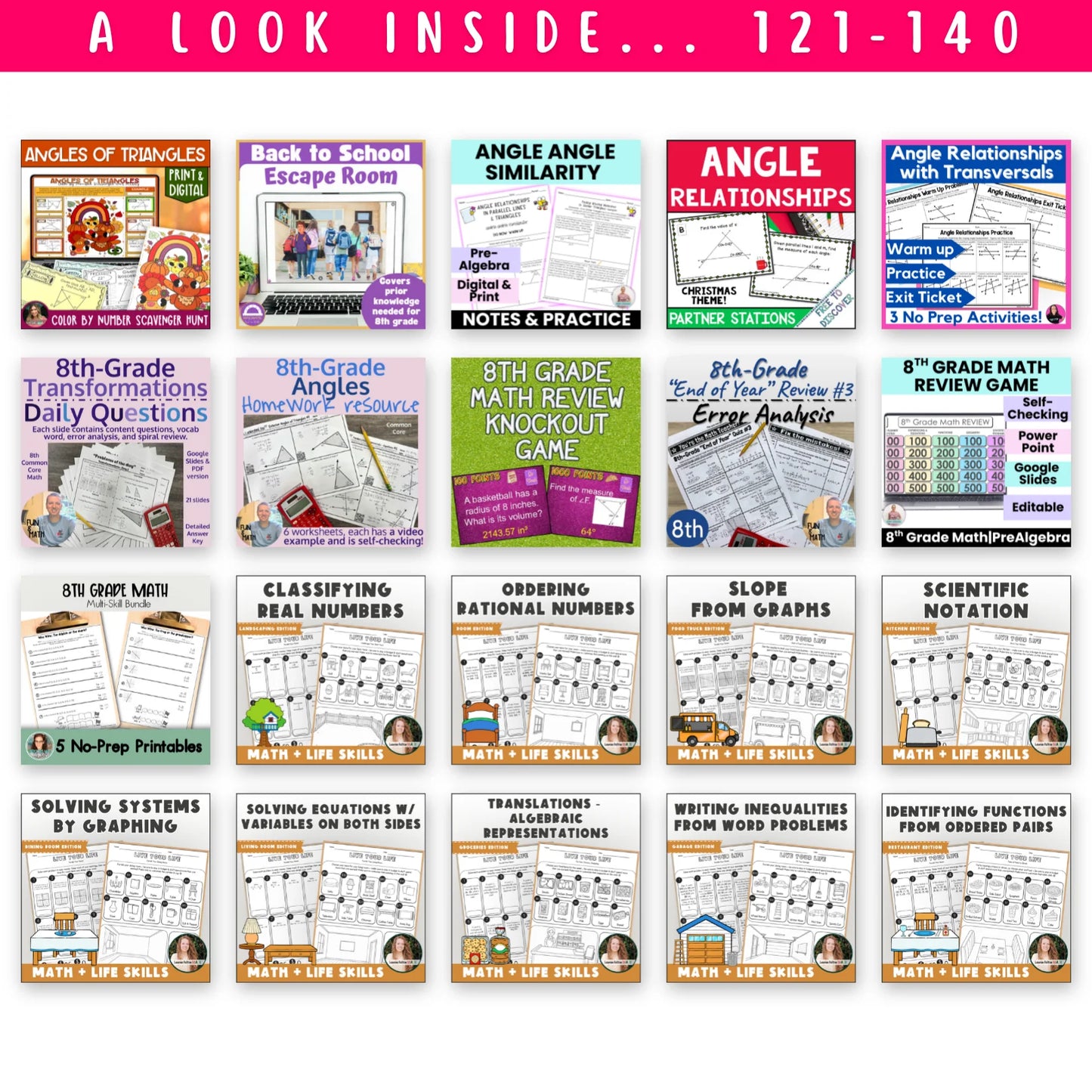 8th Grade Ultimate Math Bundle